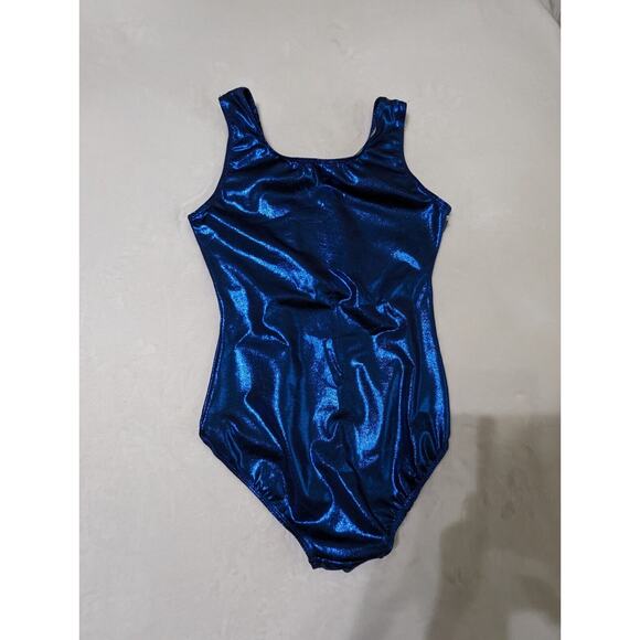 ZKQL Girls leotard Small Rhinestones Bust 30" And Hips 28" Unstretched preowned - Picture 7 of 7